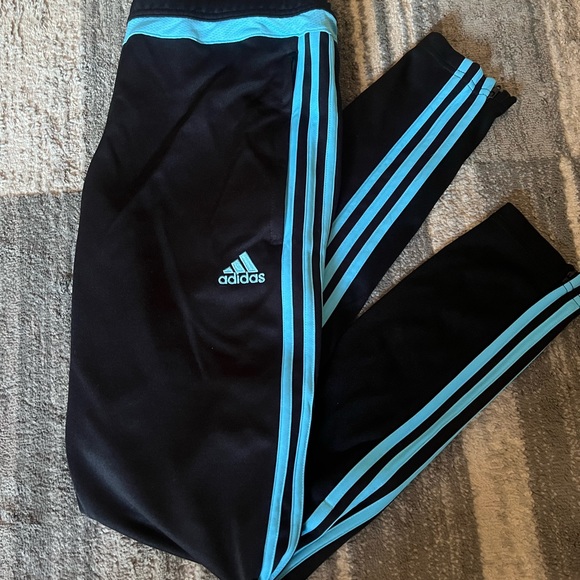 Blue Strip Adidas Track Pants Small - Picture 4 of 6